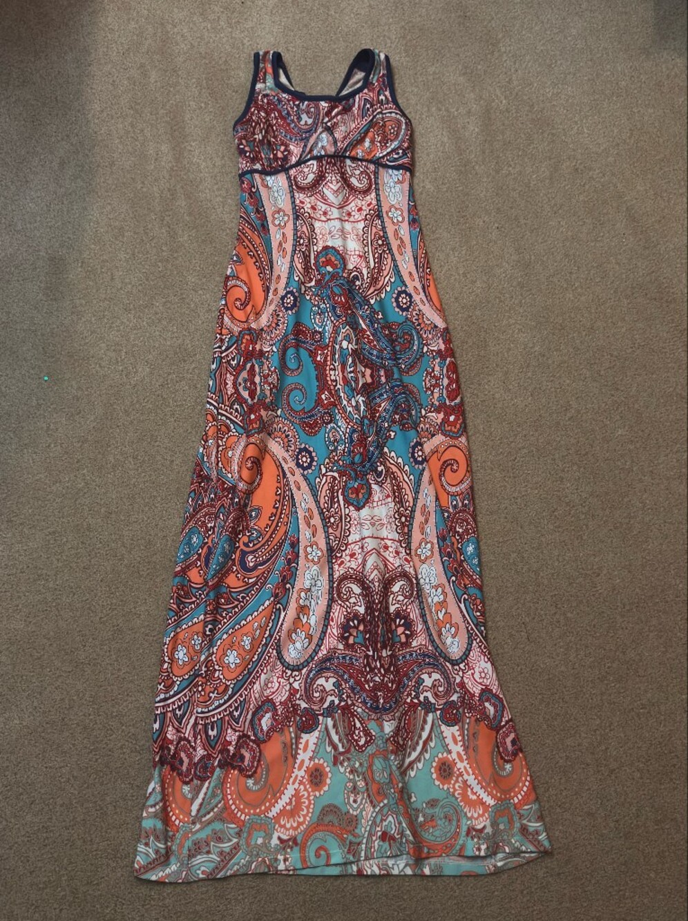 Emerald Sundae Maxi Dress Womens Small.